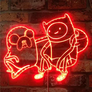 Adventure Time Jake & Finn RGB LED Sign
