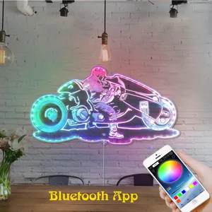Akira Shotaro Kaneda's Bike RGB LED Sign