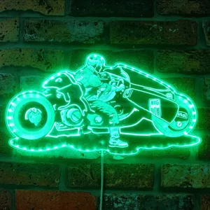 Akira Shotaro Kaneda's Bike RGB LED Sign