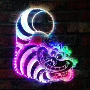 Alice in Wonderland Cheshire Cat RGB LED Sign