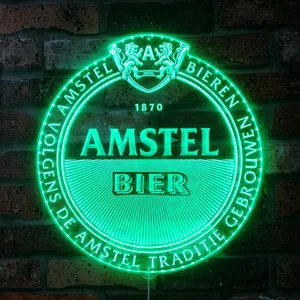 Amstel Beer Logo RGB LED Sign