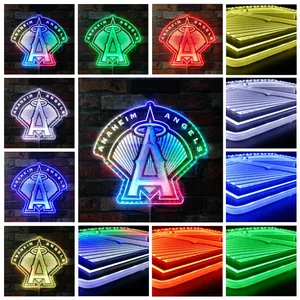 Anaheim Angels (LA)  Halo Logo RGB LED Sign