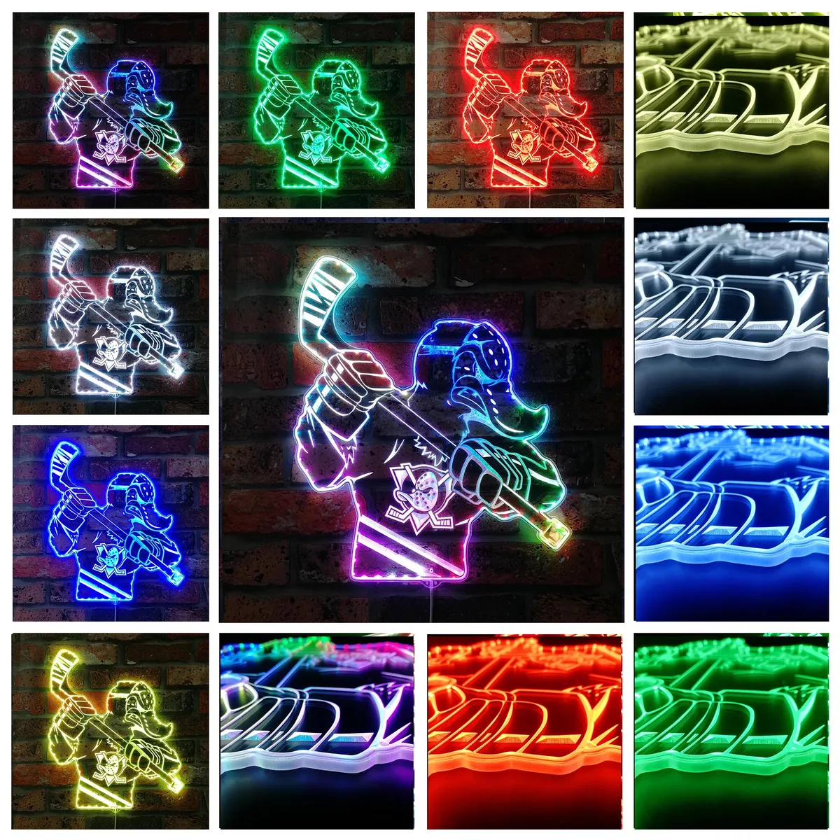 Anaheim Ducks NHL RGB LED Sign