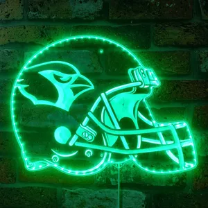 Arizona Cardinals Helmet Logo RGB LED Sign