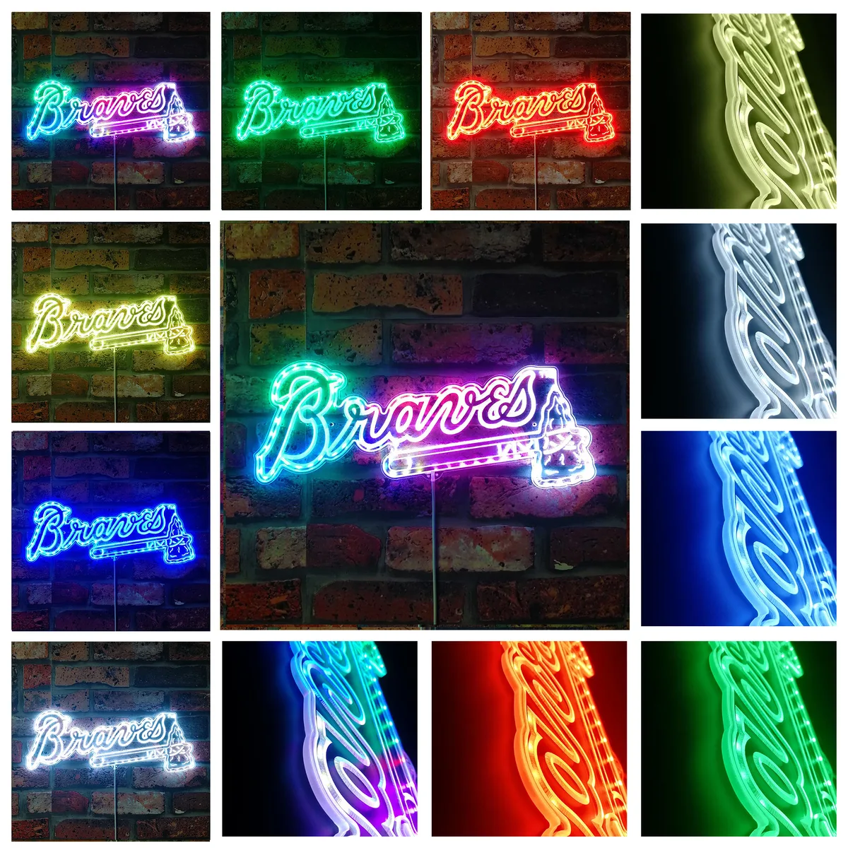 Atlanta Braves Logo RGB LED Sign