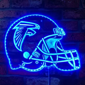 Atlanta Falcons Helmet Logo RGB LED Sign