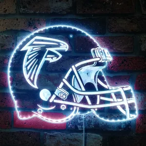 Atlanta Falcons Helmet Logo RGB LED Sign