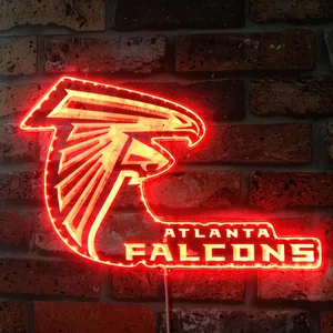 Atlanta Falcons Logo RGB LED Sign