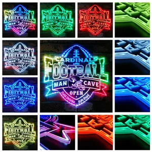 Atlanta Falcons Man Cave RGB LED Sign