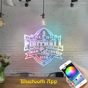 Atlanta Falcons Man Cave RGB LED Sign