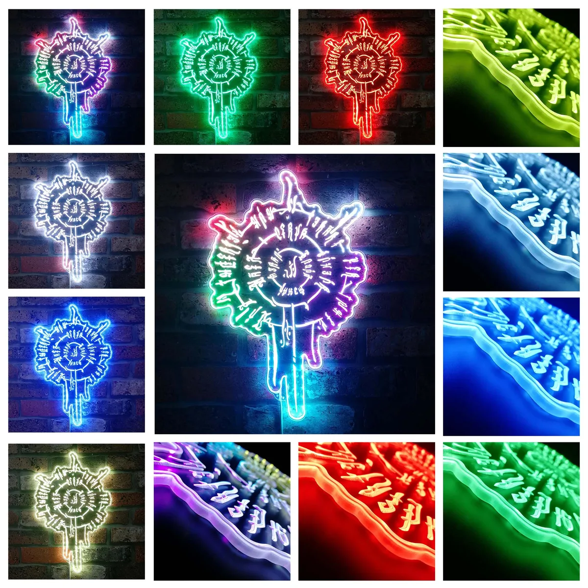 Baldur's Gate 3 Astarion's Scar Tattoo RGB LED Sign
