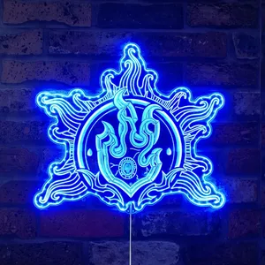 Baldur's Gate 3 Sorcerer Logo RGB LED Sign