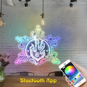 Baldur's Gate 3 Sorcerer Logo RGB LED Sign