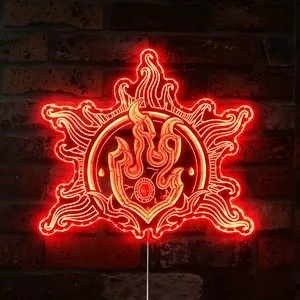 Baldur's Gate 3 Sorcerer Logo RGB LED Sign