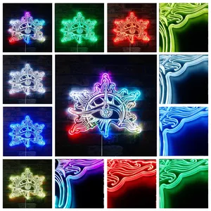 Baldur's Gate 3 Warlock Logo RGB LED Sign