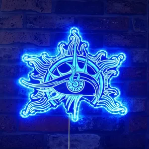 Baldur's Gate 3 Warlock Logo RGB LED Sign