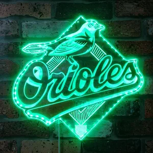 Baltimore Orioles Logo RGB LED Sign
