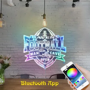 Baltimore Ravens Man Cave RGB LED Sign