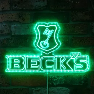 Beck's Logo RGB LED Sign