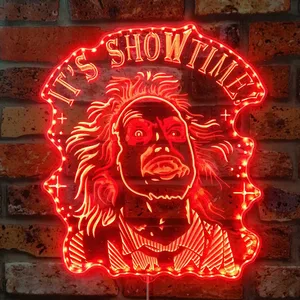 Beetlejuice It's Showtime RGB LED Sign