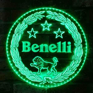 Benelli Firearms Lion Logo RGB LED Sign