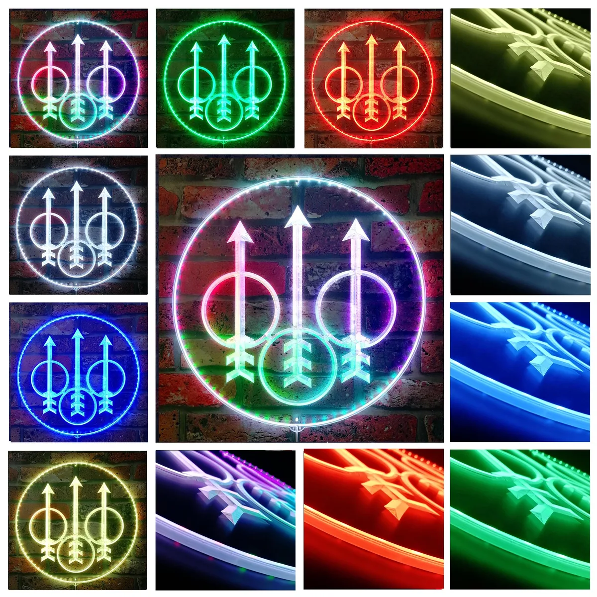 Beretta Logo RGB LED Sign