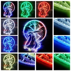 Berserk Sacrifice Hawk Raider Sword RGB LED Sign