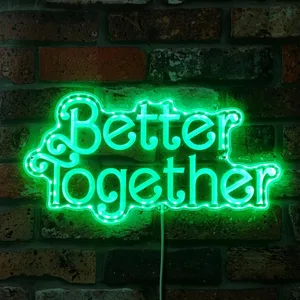Better Together Wedding Backdrop RGB LED Sign
