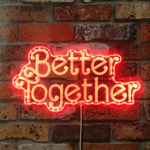 Better Together Wedding Backdrop RGB LED Sign