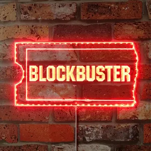 Blockbuster Logo RGB LED Sign