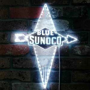 Blue Sunoco Logo RGB LED Sign