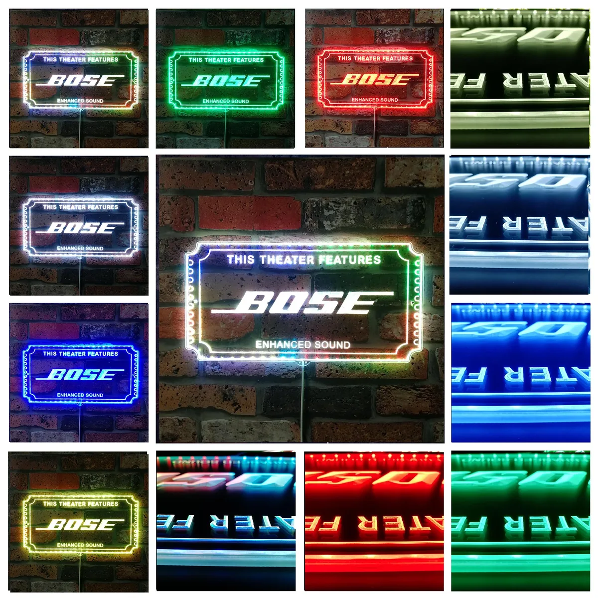 Bose Theater Sign RGB LED Sign
