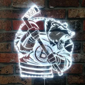 Boston Bruins Bardown RGB LED Sign