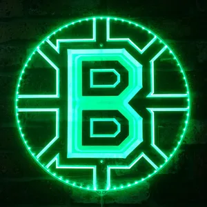 Boston Bruins Logo RGB LED Sign