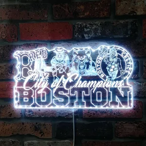 Boston Red Sox City of Champions RGB LED Sign