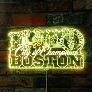 Boston Red Sox City of Champions RGB LED Sign