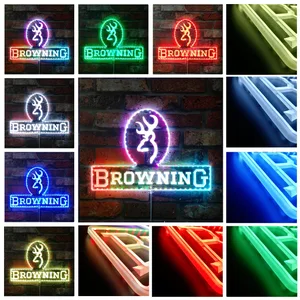 Browning Arms Company Logo RGB LED Sign