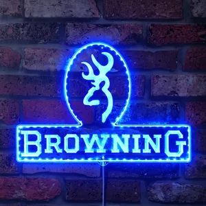 Browning Arms Company Logo RGB LED Sign