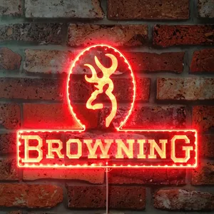 Browning Arms Company Logo RGB LED Sign