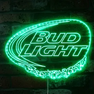 Bud Light Logo RGB LED Sign