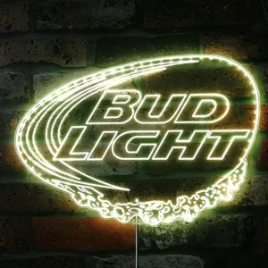 Bud Light Logo RGB LED Sign