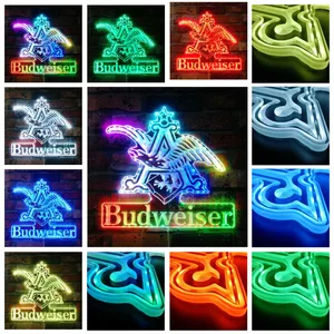 Budweiser Anheuser-Busch Logo RGB LED Sign