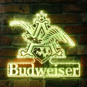 Budweiser Anheuser-Busch Logo RGB LED Sign