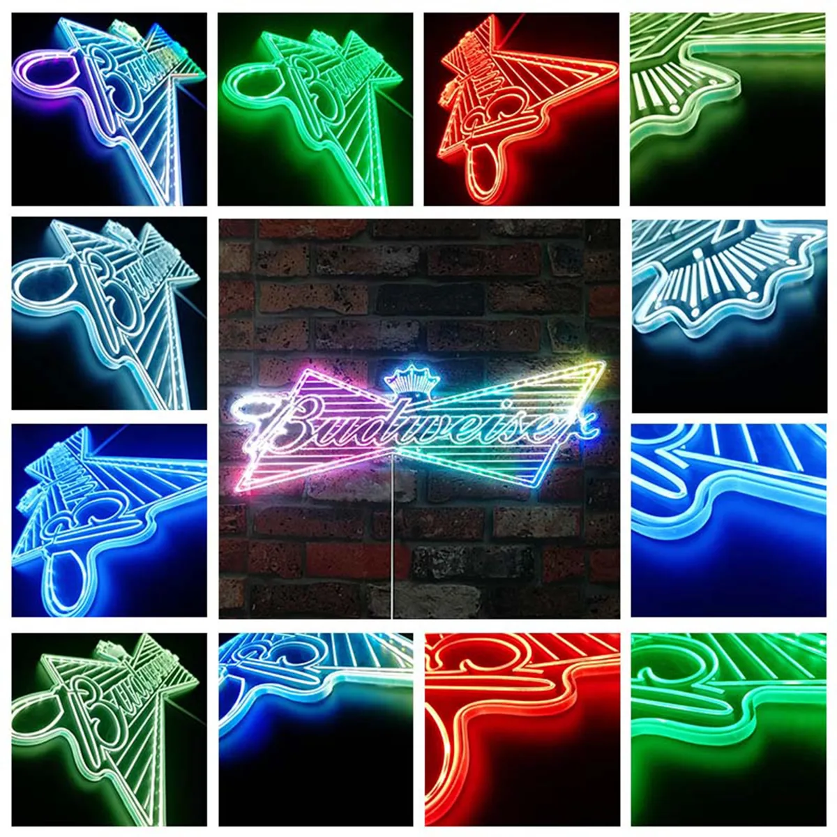 Budweiser Logo RGB LED Sign
