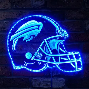 Buffalo Bills Helmet RGB LED Sign