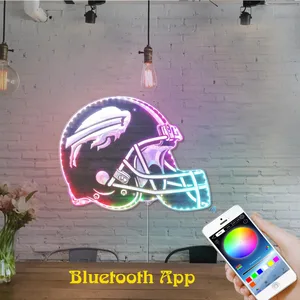 Buffalo Bills Helmet RGB LED Sign