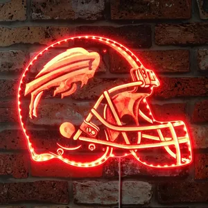 Buffalo Bills Helmet RGB LED Sign