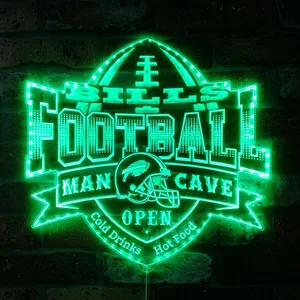 Buffalo Bills Man Cave RGB LED Sign