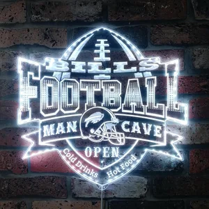 Buffalo Bills Man Cave RGB LED Sign
