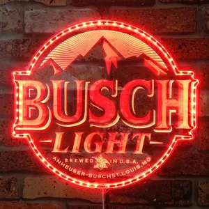 Busch Light Logo RGB LED Sign
